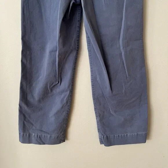 Marine Layer Bridget High Rise Crop Pants Marlin Blue Women's Size 2 - Picture 7 of 10